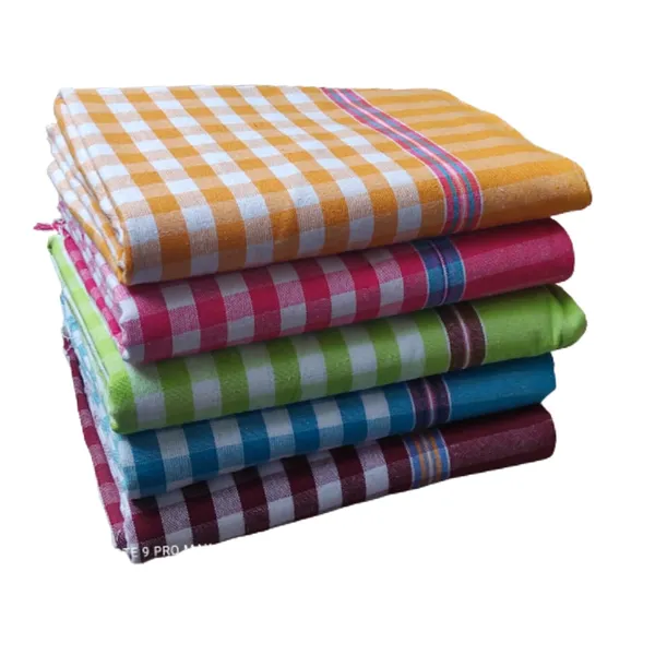 Shahji_Creation_Handloom_100%_Pure_Cotton_Towels_(Pack_of_4)_XXL_Size_36/72Inch(90/150cm)_3/5_feet_Multi_Color