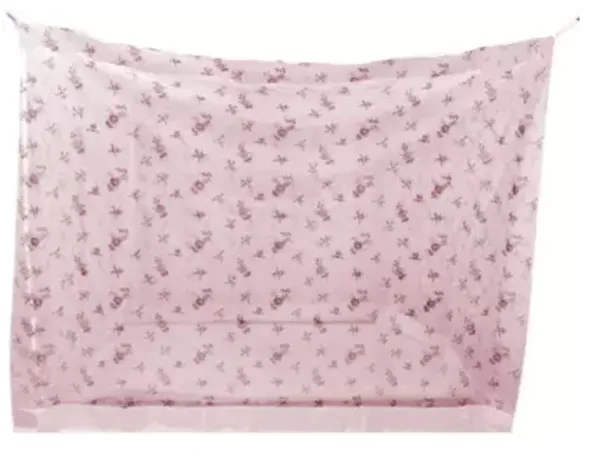 Pink_Printed_Transparent_Mosquito_Net_For_Adults