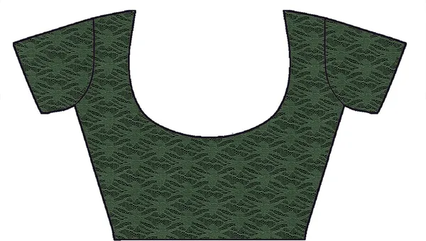 Embroidered_Lucknow_Chikankari_Net_Saree_(Green)