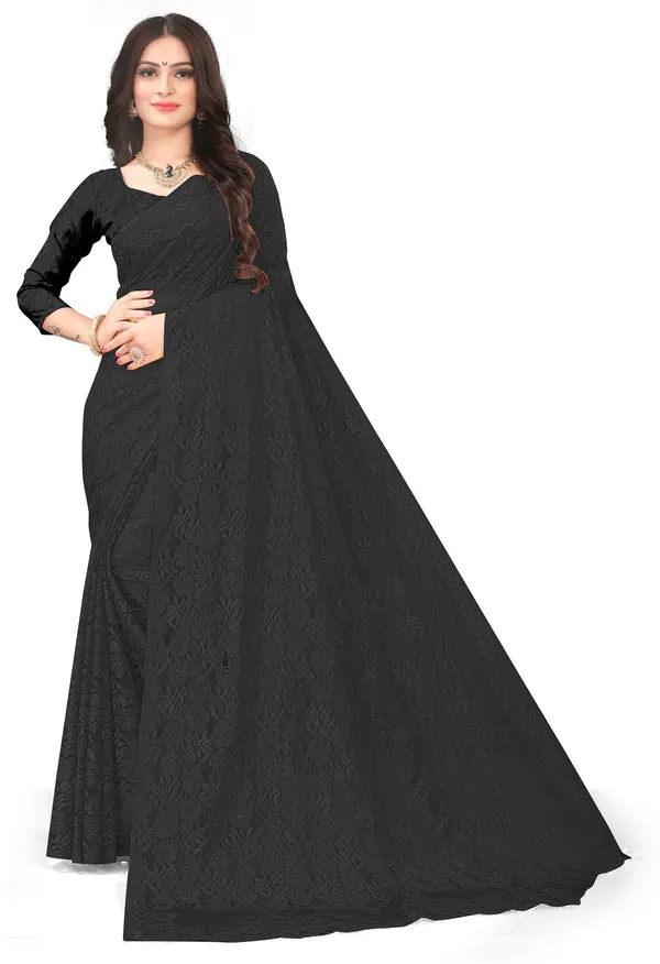 Self_Design_Bollywood_Net_Saree_(Black)