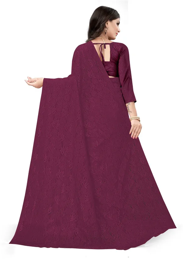 Self_Design_Bollywood_Net_Saree_(Maroon)