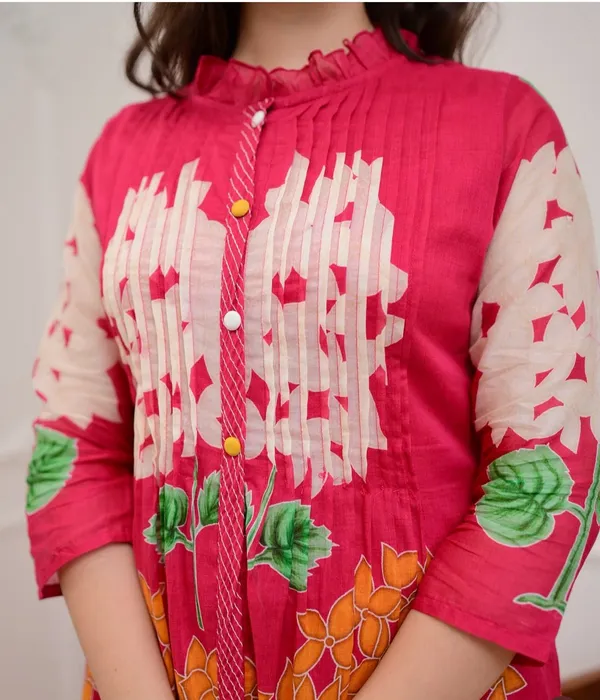 Red_Cotton_Premium_Kurta_Palazzo_Set_For_Women