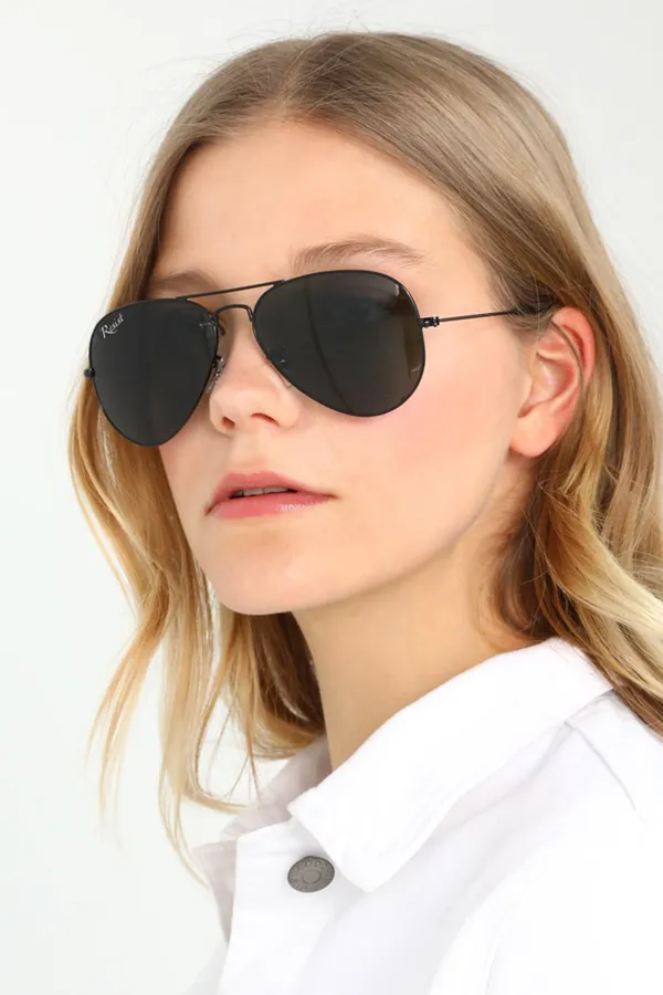 UV_Protected_Black_Aviator_Sunglasses_For_Men_&_Women