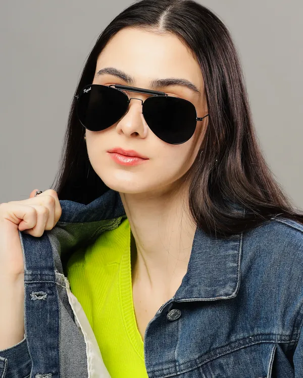 UV_Protected_Black_Aviator_Sunglasses_For_Men_&_Women