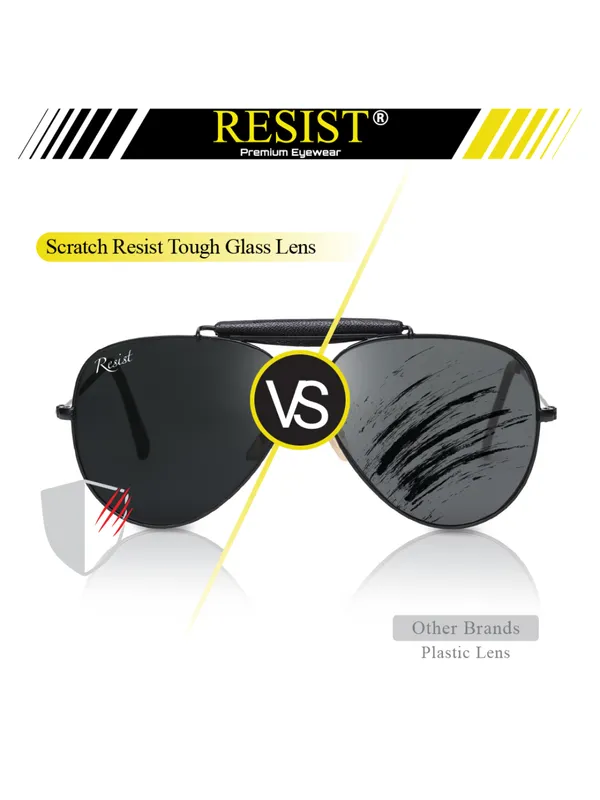 UV_Protected_Black_Aviator_Sunglasses_For_Men_&_Women