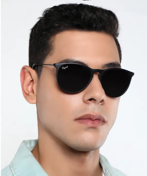 UV_Protected_Black_Round_Oval_Wayfarer_Sunglasses_For_Men_&_Women