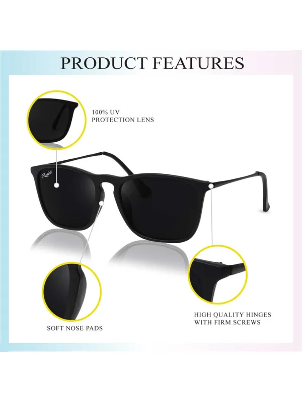 UV_Protected_Black_Wayfarer_Sunglasses_For_Men_&_Women