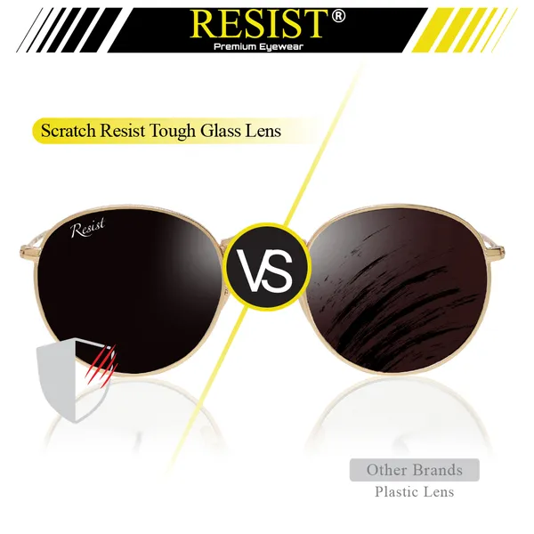 UV_Protected_Gold_Black_Round_Sunglasses_For_Men_&_Women