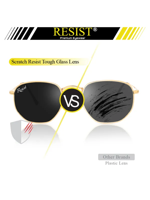 UV_Protected_Gold_Black_Round_Sunglasses_For_Men_&_Women