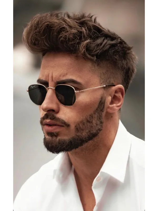 UV_Protected_Gold_Black_Round_Sunglasses_For_Men_&_Women
