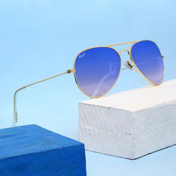 UV_Protected_Gold_Blue_Reflector_Gradient_Aviator_Sunglasses_For_Men_&_Women