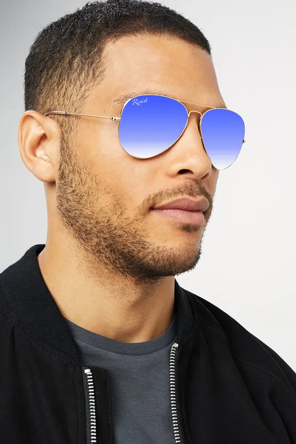 UV_Protected_Gold_Blue_Reflector_Gradient_Aviator_Sunglasses_For_Men_&_Women