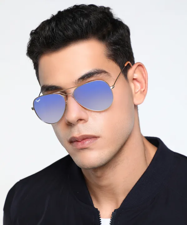 UV_Protected_Gold_Blue_Reflector_Gradient_Aviator_Sunglasses_For_Men_&_Women