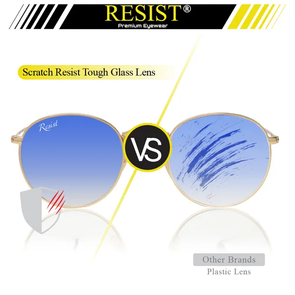 UV_Protected_Gold_Blue_Gradient_Round_Sunglasses_For_Men_&_Women