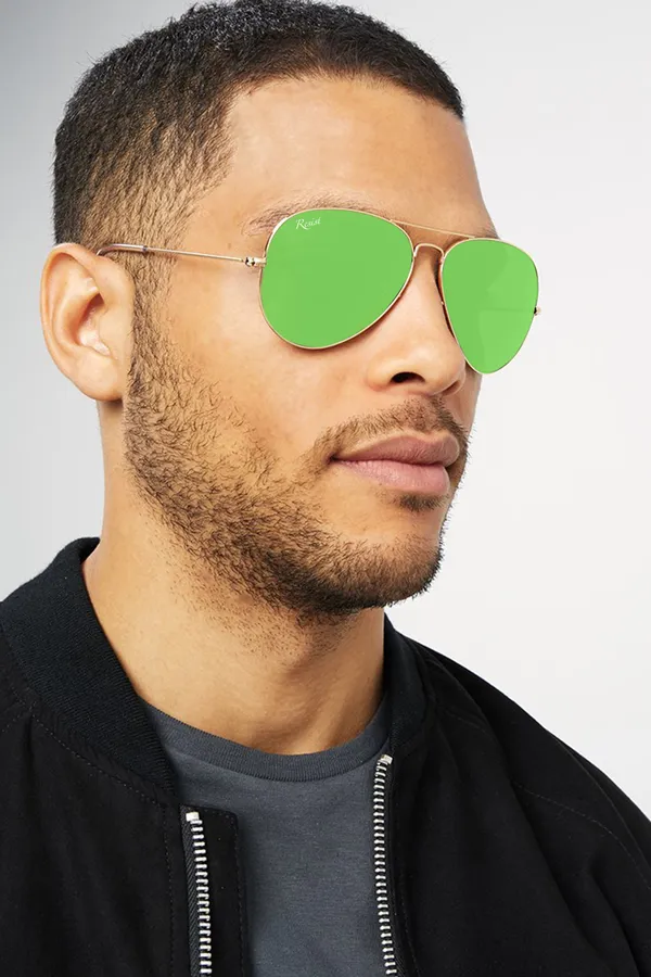 UV_Protected_Gold_Green_Night_Vision_Aviator_Sunglasses_for_Men_and_Women