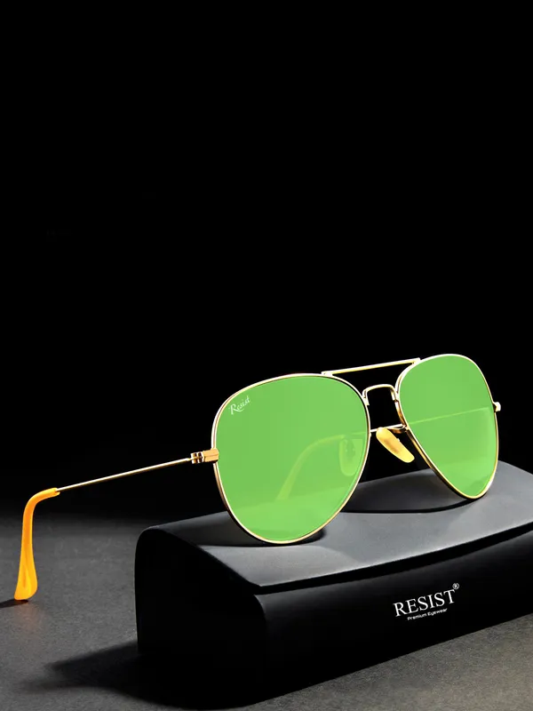 UV_Protected_Gold_Green_Night_Vision_Aviator_Sunglasses_for_Men_and_Women