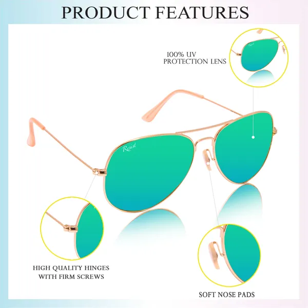 UV_Protected_Gold_Green_Reflector_Aviator_Sunglasses_for_Men_and_Women