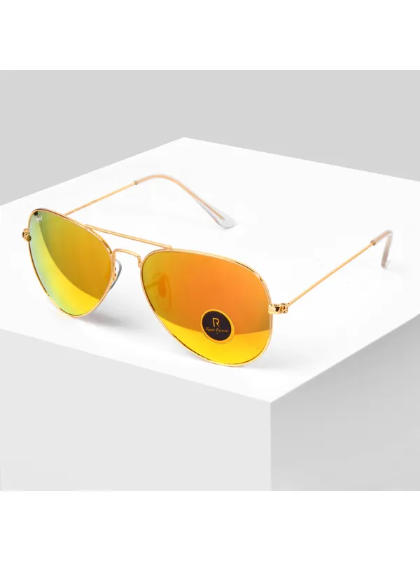 UV_Protected_Gold_Orange_Reflector_Aviator_Sunglasses_for_Men_and_Women