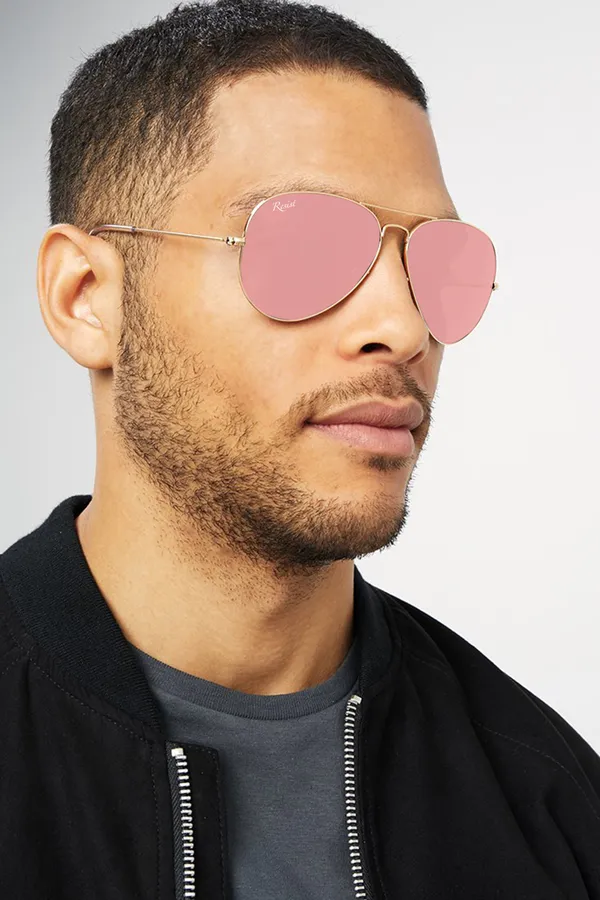 UV_Protected_Gold_Pink_Night_Vision_Aviator_Sunglasses_for_Men_and_Women