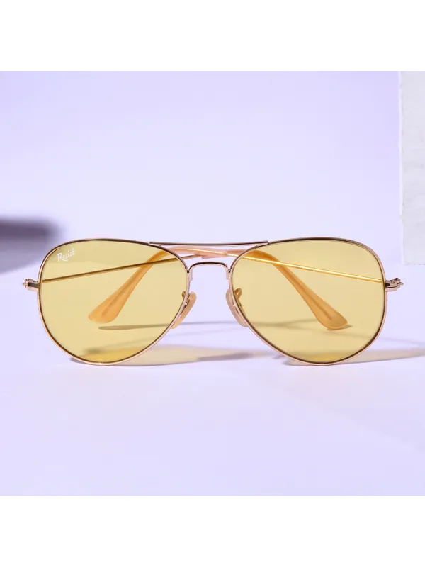UV_Protected_Gold_Yellow_Night_Vision_Aviator_Sunglasses_for_Men_and_Women