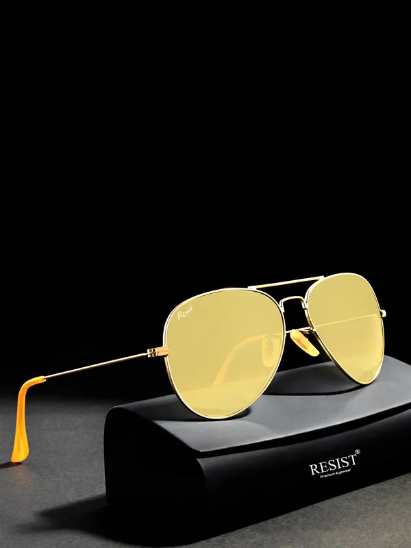 UV_Protected_Gold_Yellow_Night_Vision_Aviator_Sunglasses_for_Men_and_Women
