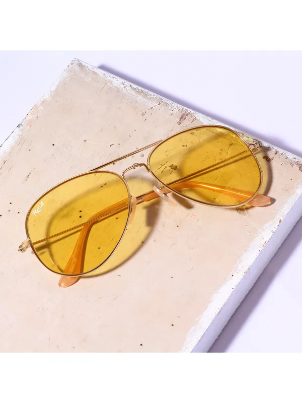 UV_Protected_Gold_Yellow_Night_Vision_Aviator_Sunglasses_for_Men_and_Women