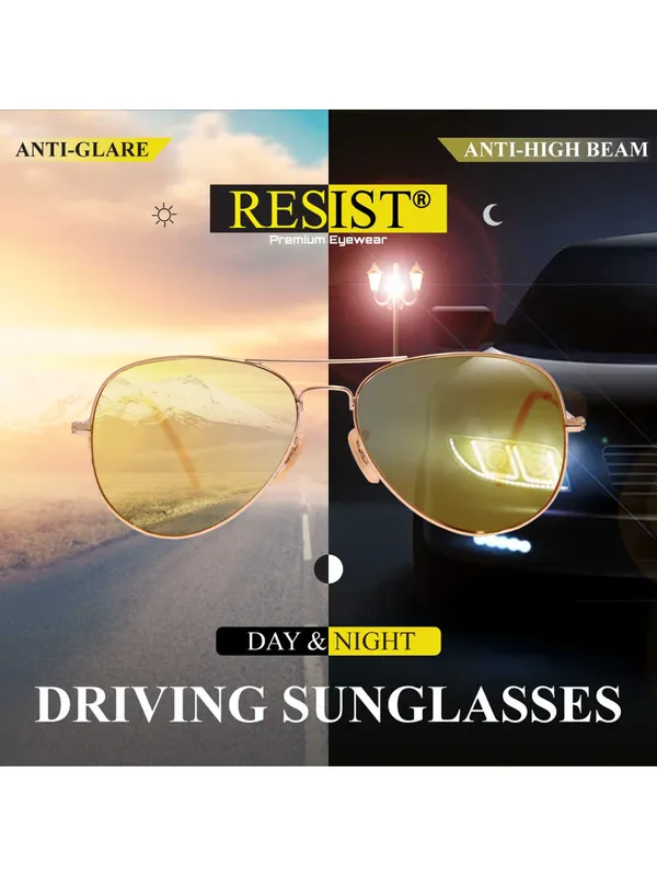 UV_Protected_Gold_Yellow_Night_Vision_Aviator_Sunglasses_for_Men_and_Women
