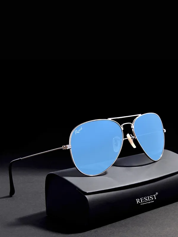 UV_Protected_Silver_Blue_Night_Vision_Aviator_Sunglasses_for_Men_and_Women