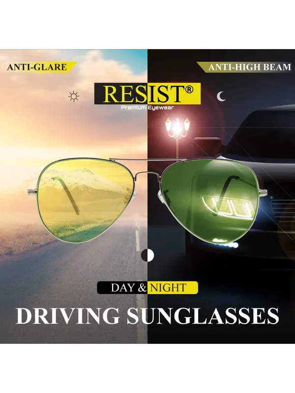 UV_Protected_Silver_Green_Night_Vision_Aviator_Sunglasses_for_Men_and_Women
