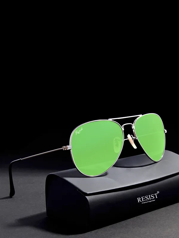 UV_Protected_Silver_Green_Night_Vision_Aviator_Sunglasses_for_Men_and_Women