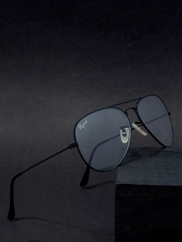 Resist Eyewear UV Protected Black Photochromic Day Night Aviator Sunglasses  for Men and Women Price in India Buy Resist Eyewear UV Protected Black