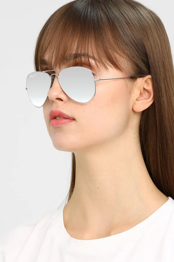 Resist Eyewear UV Protected Silver Reflector Aviator Sunglasses for Men and  Women Price in India Buy Resist Eyewear UV Protected Silver Reflector