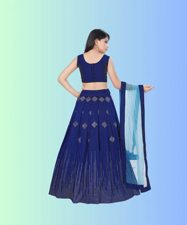 Prawah_Kids_Girls__Party_Wear_Ston_Work_Hevi_Lehenga_Choli_for_kids_girls