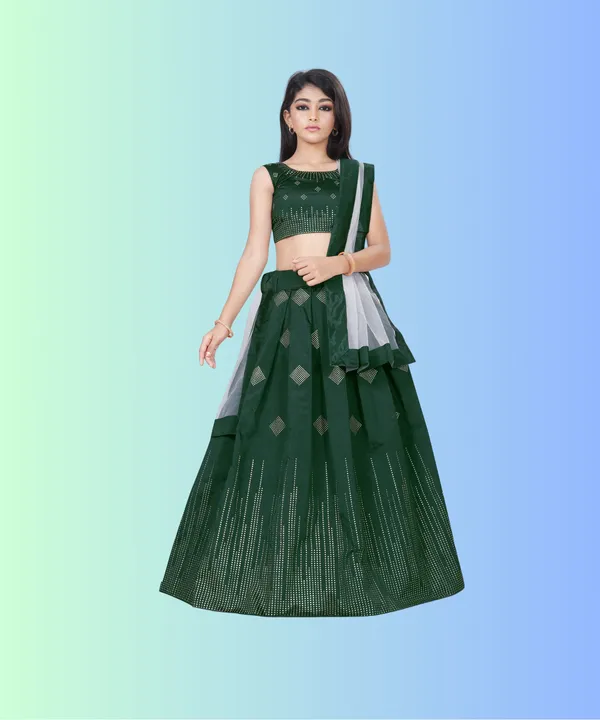 Prawah_Kids_Girls__Party_Wear_Ston_Work_Hevi_Lehenga_Choli_for_kids_girls