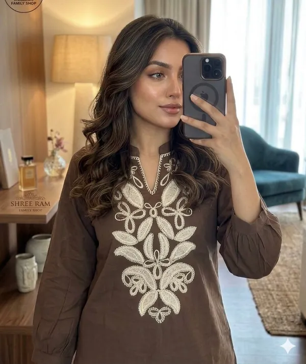 Beautiful_Embroidery_Work_Cotton_Kurta_and_Pant