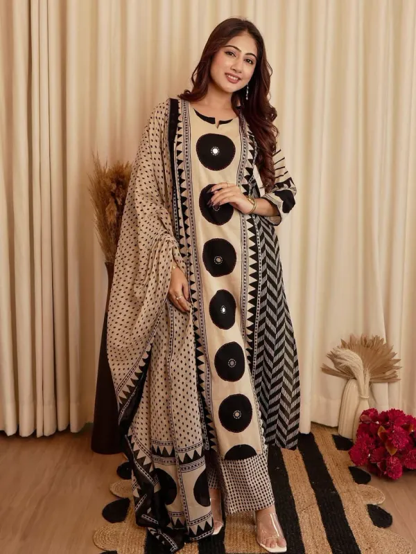 Black_Cotton_A-Line_Suit_Set_with_Mirror_Work_Suit