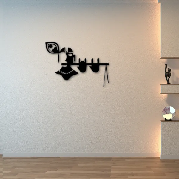 Black_Krishna_Flute_Modern_Wood_Wall_Art