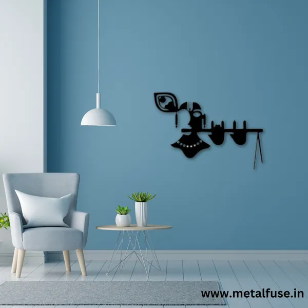 Black_Krishna_Flute_Modern_Wood_Wall_Art