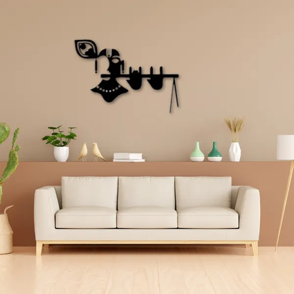 Black_Krishna_Flute_Modern_Wood_Wall_Art