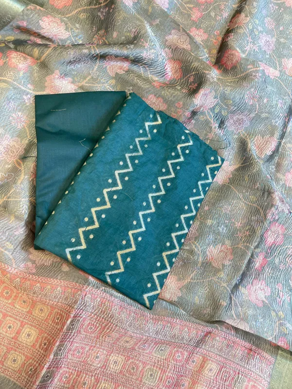 Dark_Green_Pure_Mercerise_Cotton_Zig-Zag_Zari_with_Crush_Tissue_Print_Dupatta_Suit_Set_11SKL_MC4