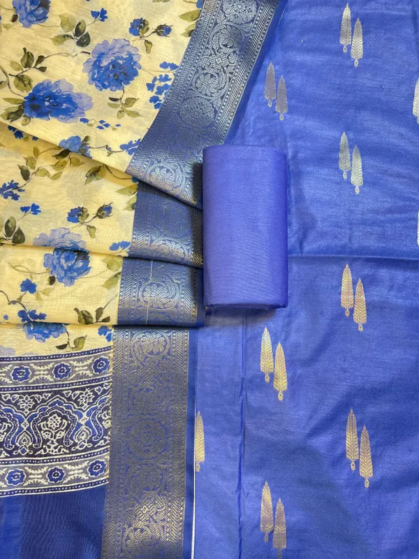 Blue_Pure_Mercerise_Silk_Banarasi_3_pcs_Suit_Set_with_Crush_Tissue_Dupatta_1000SKL_MP5