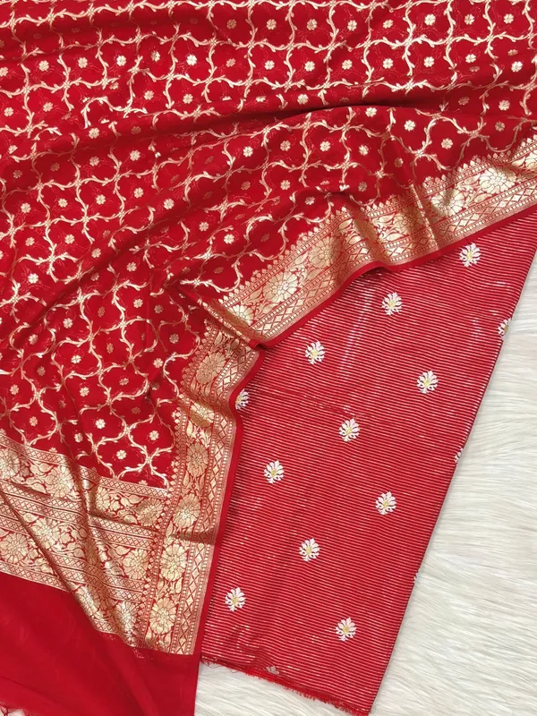 Red_Chanderi_Lorex_Stripe_Embroidery_Booti_Banarasi_Suit_With_Alfi_Zari_Jaal_Dupatta_160PNJ_CHL3