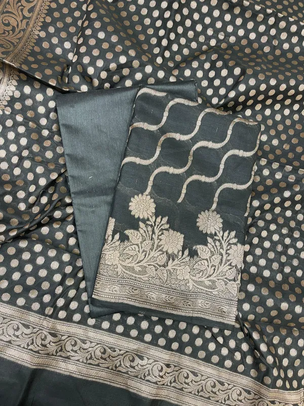 Black_Cotton_Silk_Lehariya_Banarasi_3_pcs_Suit_Set_675JVC_105