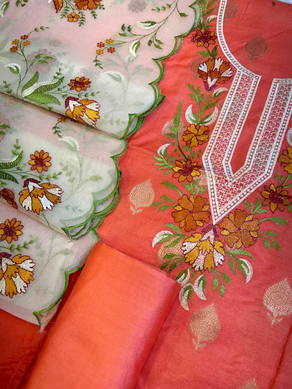 Peach_Dyable_Cotton_Silk_Minakari_Embroidered_Neck_Floral_Booti_Banarasi_Suit_140IM_DCS2