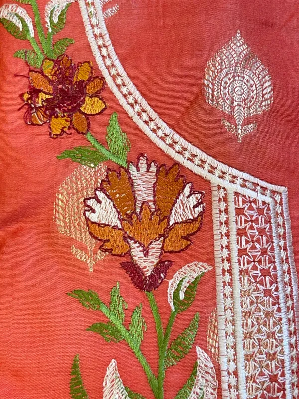 Peach_Dyable_Cotton_Silk_Minakari_Embroidered_Neck_Floral_Booti_Banarasi_Suit_140IM_DCS2
