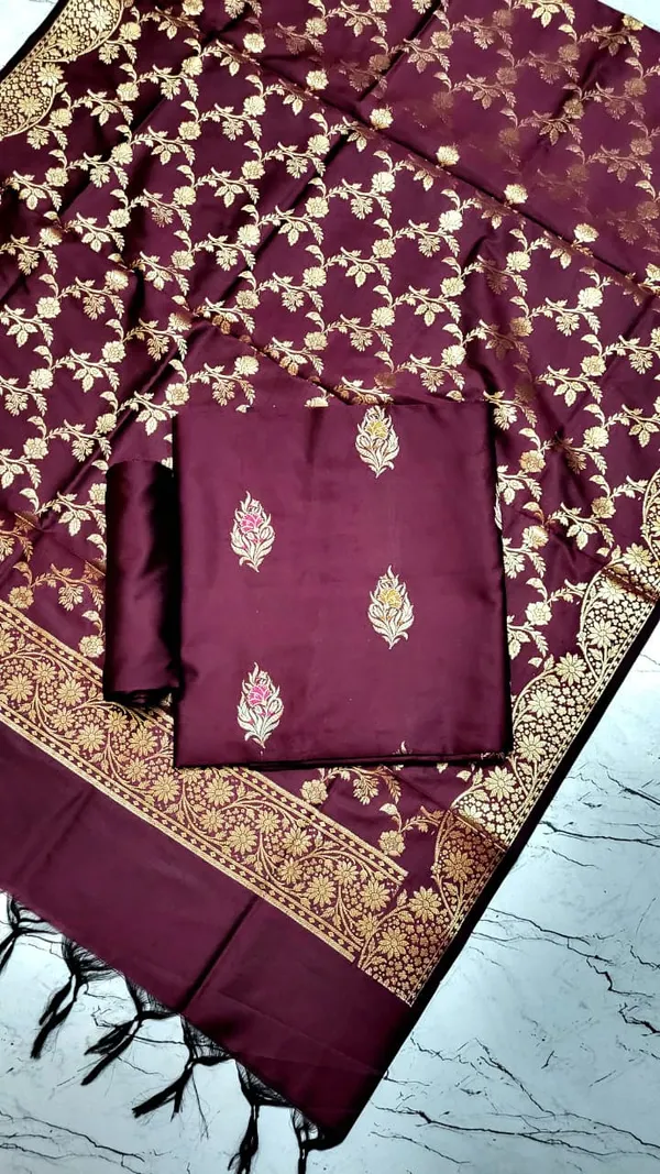 Wine_Katan_Silk_Floral_Mina_Zari_Booti_Banarasi_Suit_with_Zari_Jaal_Dupatta_750SKL_KSM6