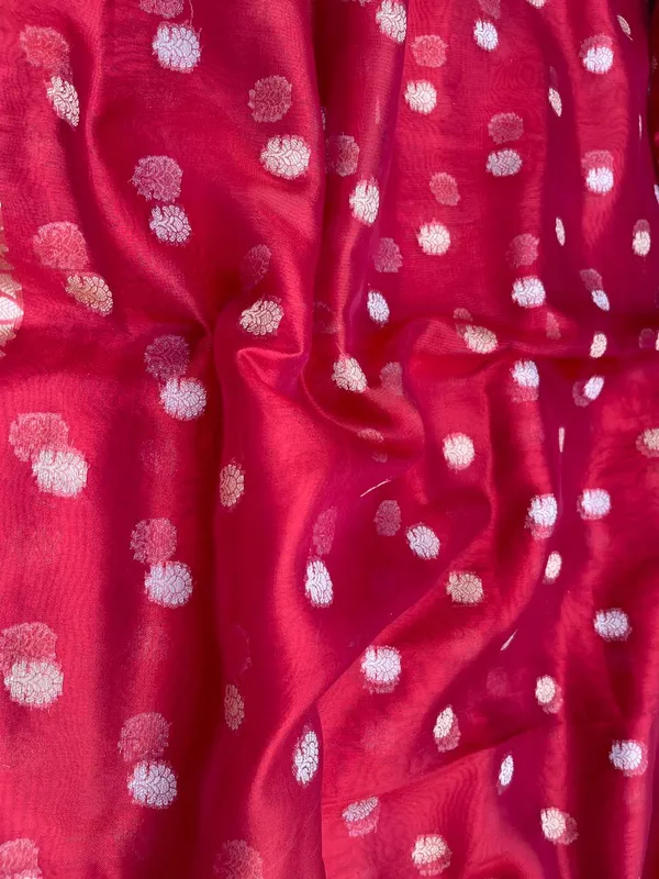 Red_Glass_Tissue_Silk_Zari_Booti_with_Lace_work_Border_Banarasi_Saree_BFS_GT2