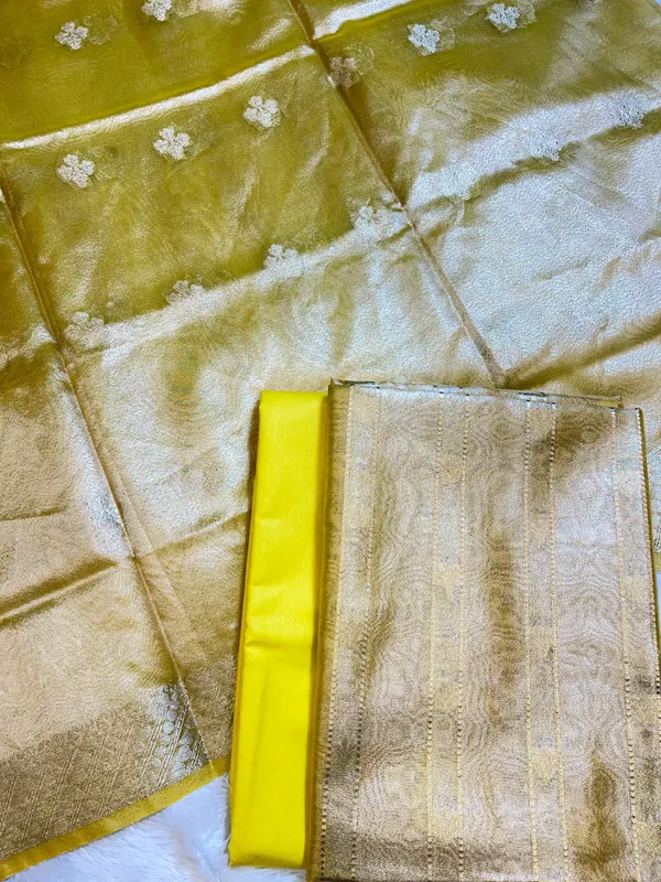 Yellow_Tissue_Silk_Zari_Stripe_Banarasi_3_pcs_Suit_Set_1100SKL_TSU2