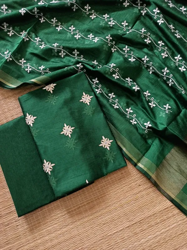 Dark_Green_Chanderi_Silk_Dyable_Embroidery_Booti_Banarasi_Suit_with_Embroidery_work_Dupatta_1100SKL_CSD3