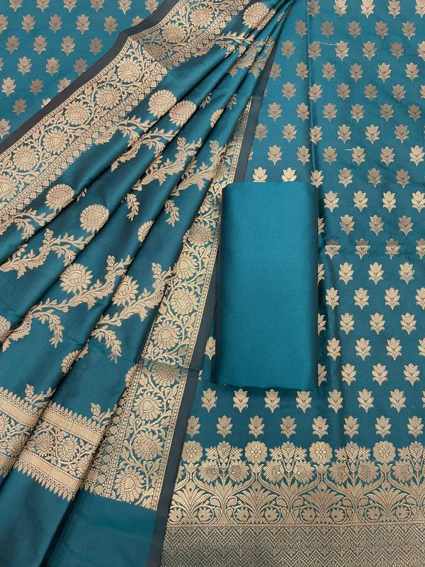 Sea_Green_Katan_Silk_Daaman_Border_Banarasi_3_pcs_Suit_Set_850JD_KBR1